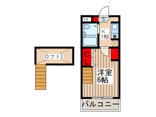 シティーパレス上尾６の物件間取画像